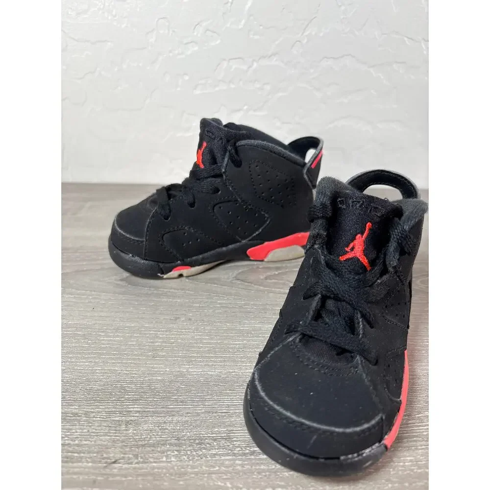 Nike Air Jordan 6 Retro BT 'Infrared' 2014  384667-023  Little‎ Kids Size 5C